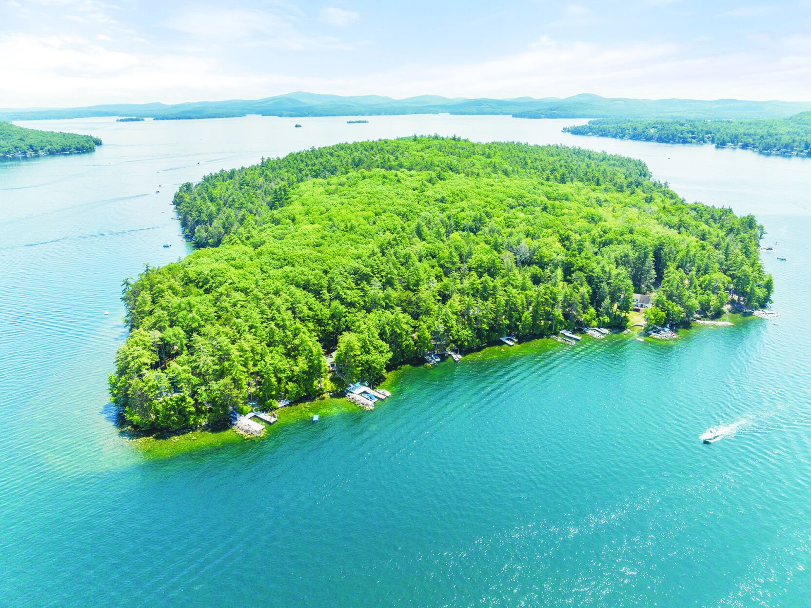Five months of Lakes Region waterfront sales comparison